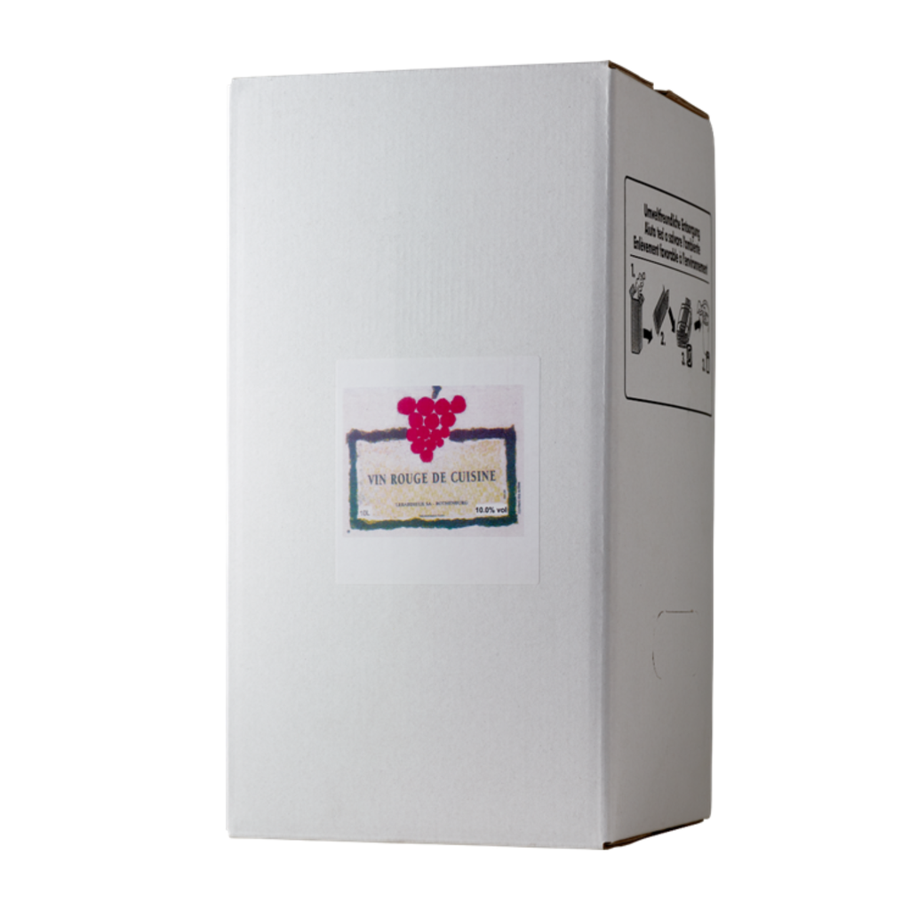 Vin rouge de cuisine Box 10 litres