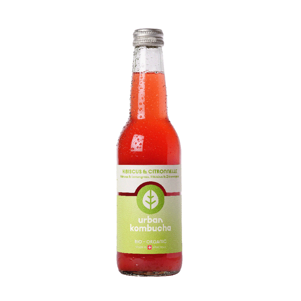 Urban Kombucha Citronnelle-hibiscus bio*