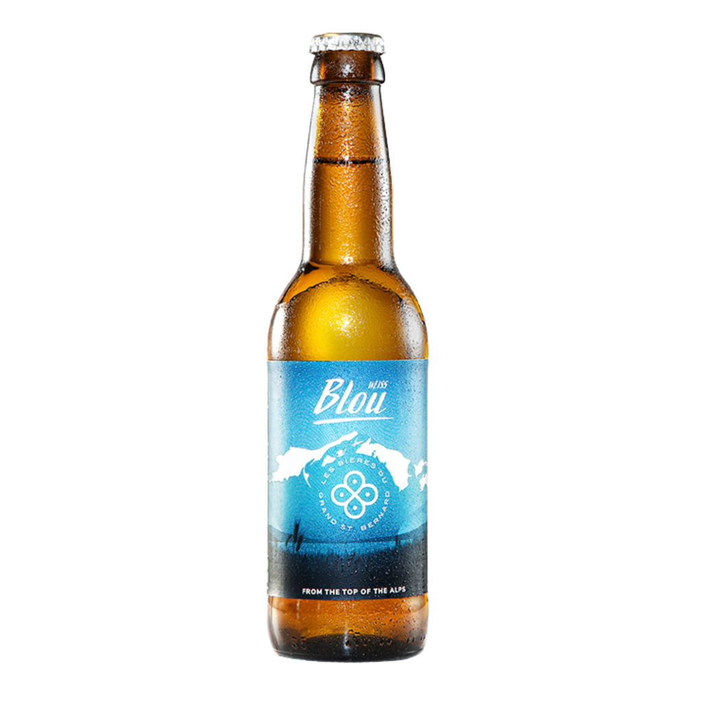Les bières du Grand-St-Bernard Blou blanche*