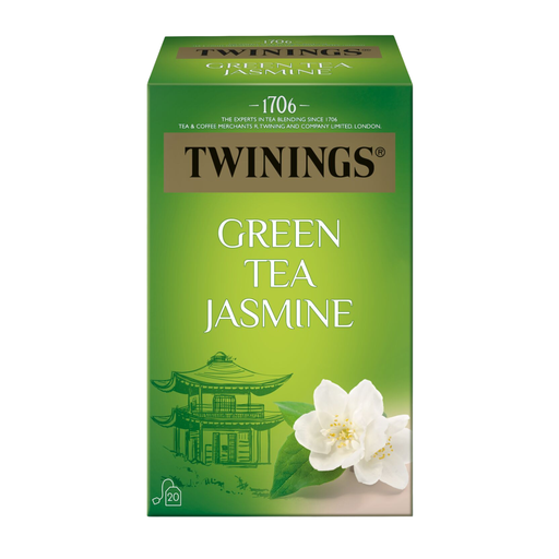 [820108] Thé Twinings Vert Jasmin Green Tea 25 Sachets